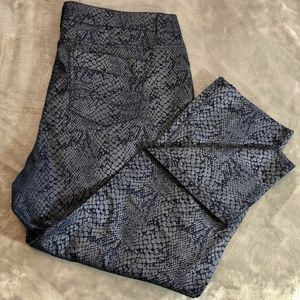 Penningtons Blue/Grey Snake Print Jeans - 24